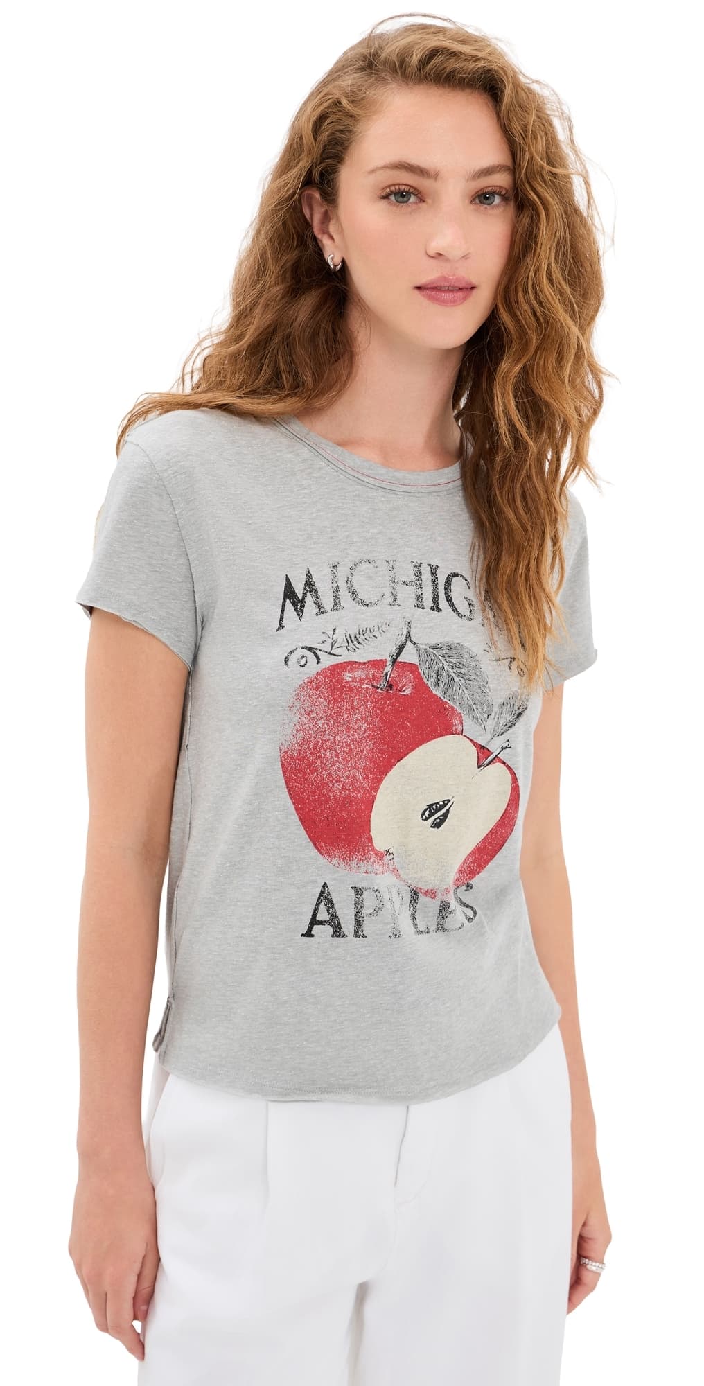 Free People Nova Graphic Tee Apple Combo