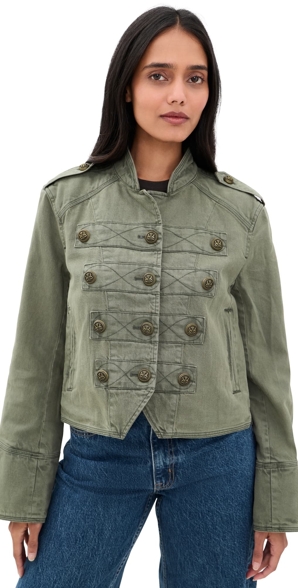 Free People Ryland Band Jacket Laurel Canyon