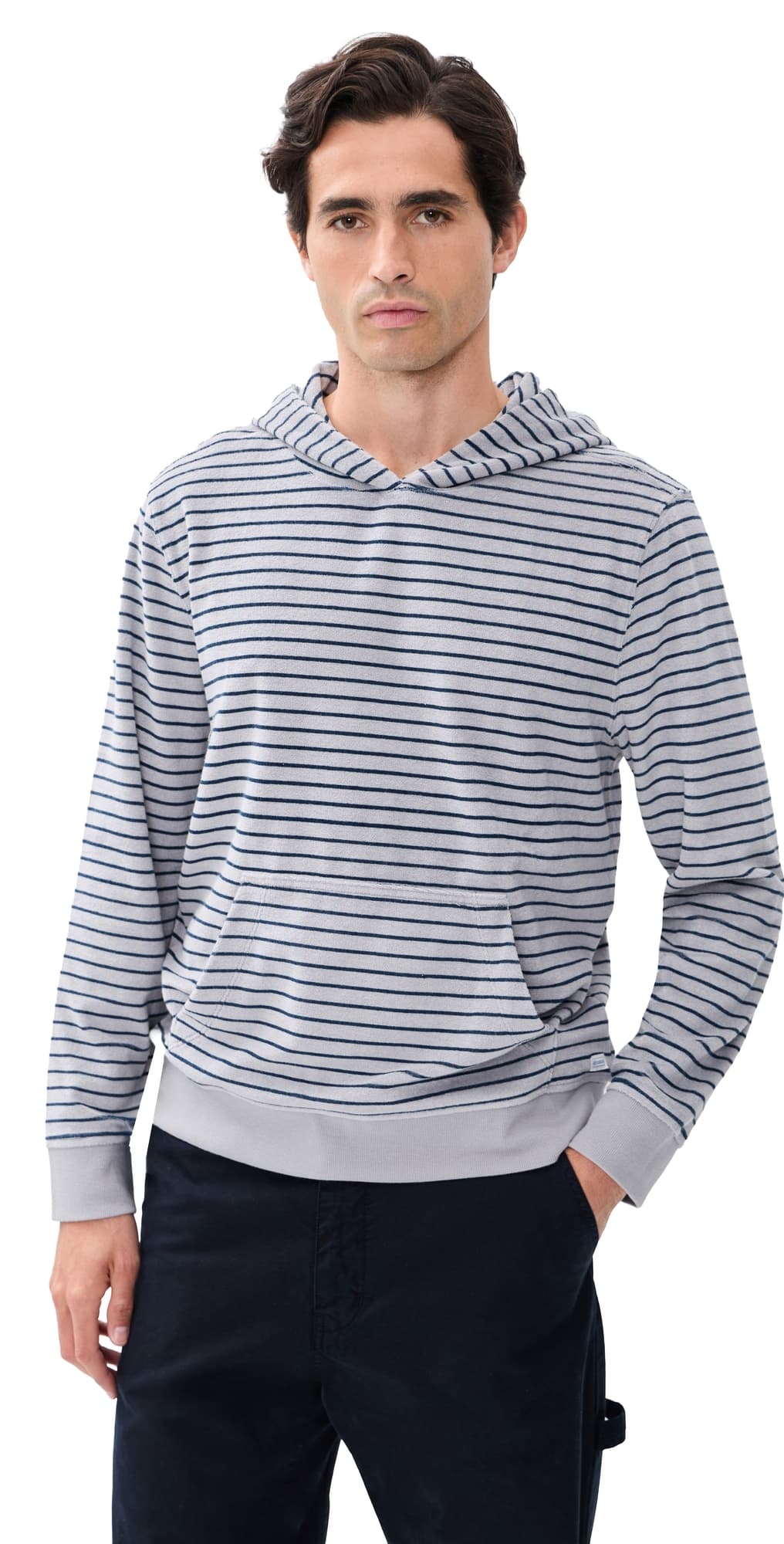 Fair Harbor x Foot Joy Ravello Terry Hoodie Nautical Stripe