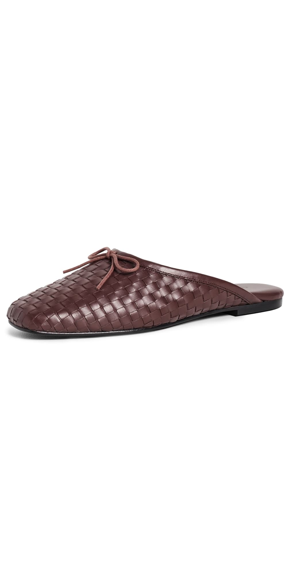Freda Salvador Cammie Flats Umber Woven Calf