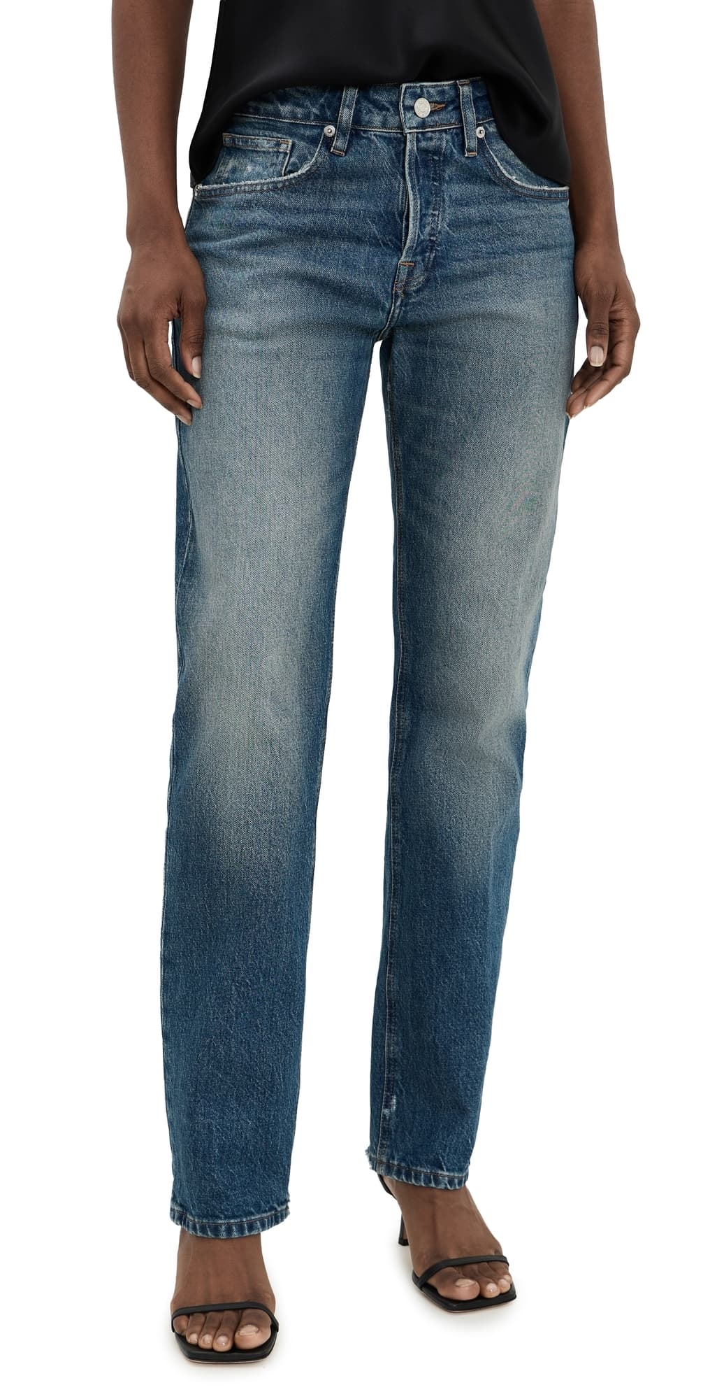 Good American Vintage Straight Jeans Indigo1282