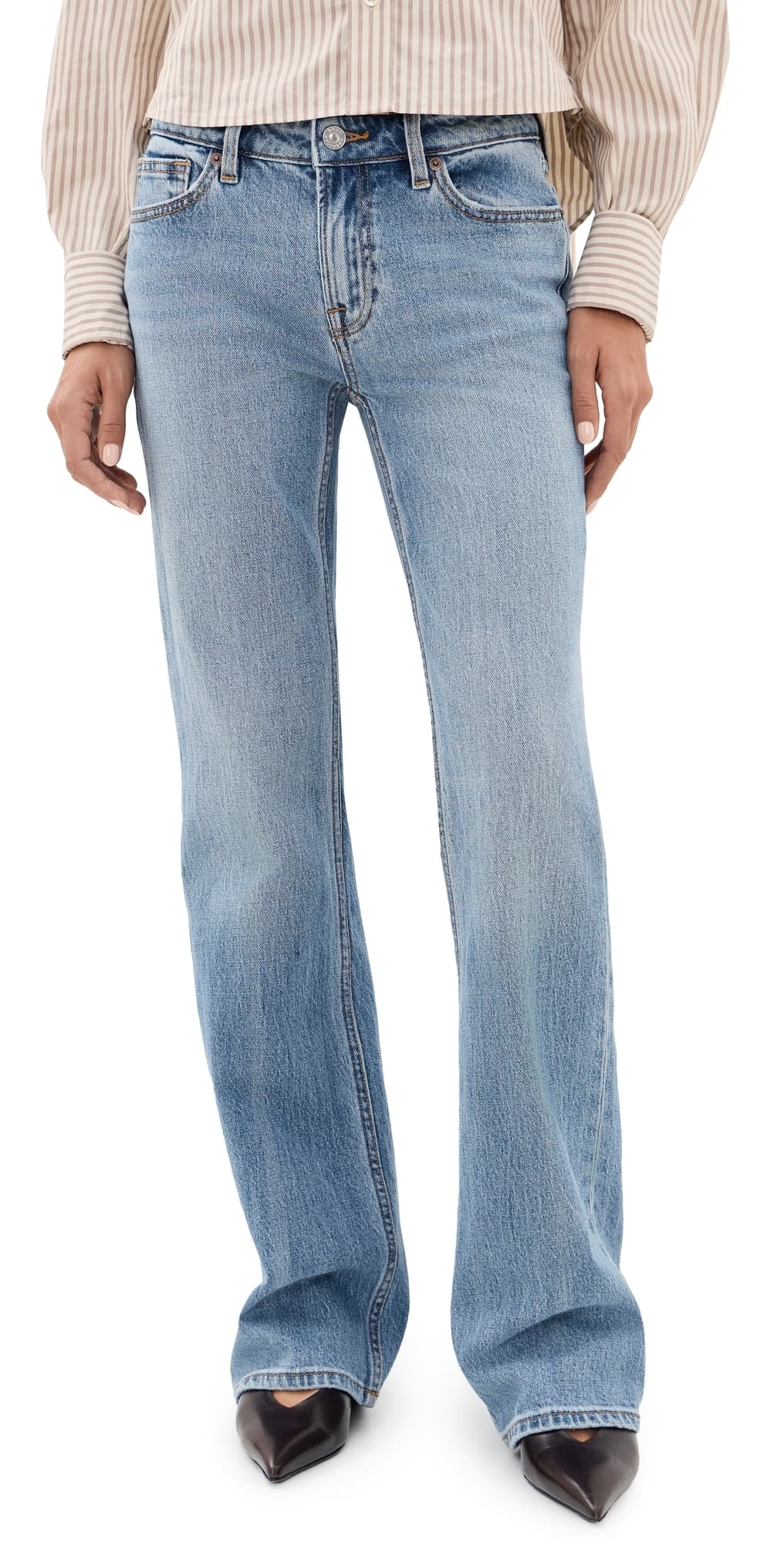 Good American Vintage Low Bootcut Jeans Indigo1320