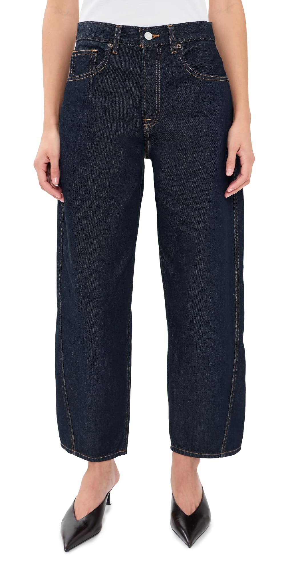 Good American Vintage Barrel Ankle Jeans Indigo1302