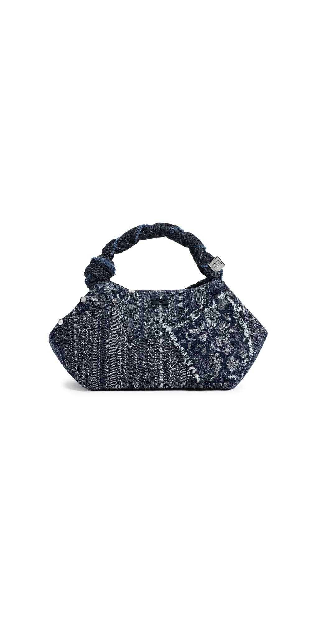 GANNI Bou Small Denim Bag Rinse
