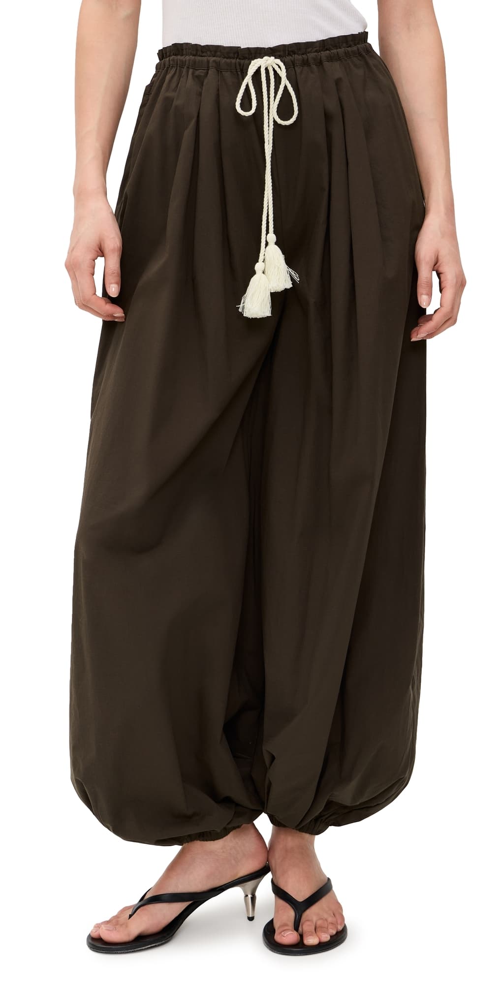 The Garment Bazaar Balloon Pants Chocolate