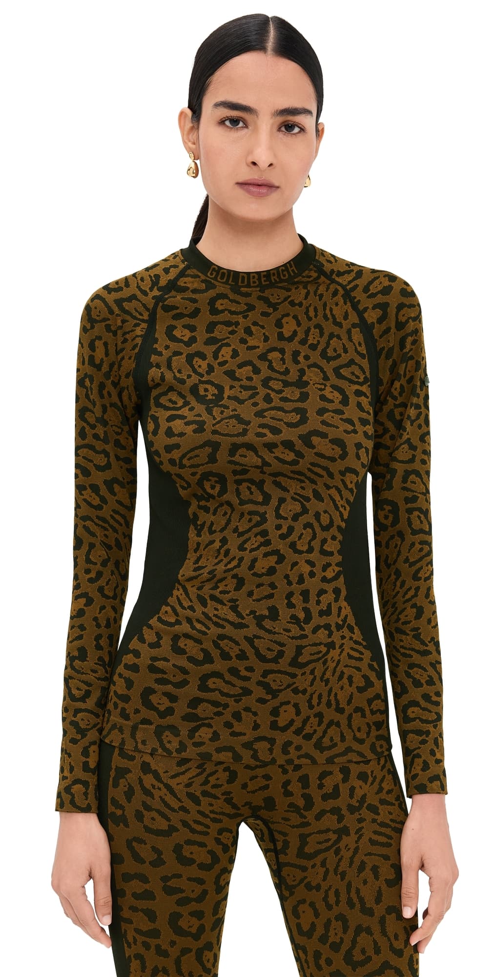 Goldbergh Feline Baselayer Long Sleeve Top Jaguar