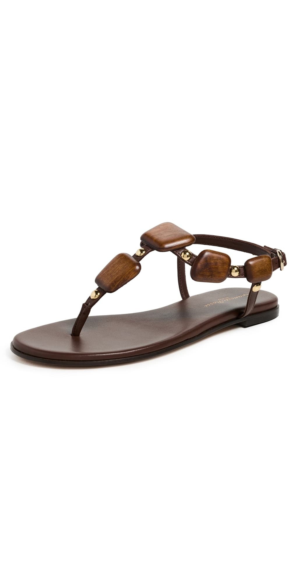 Gianvito Rossi Nappa Sandals Brown