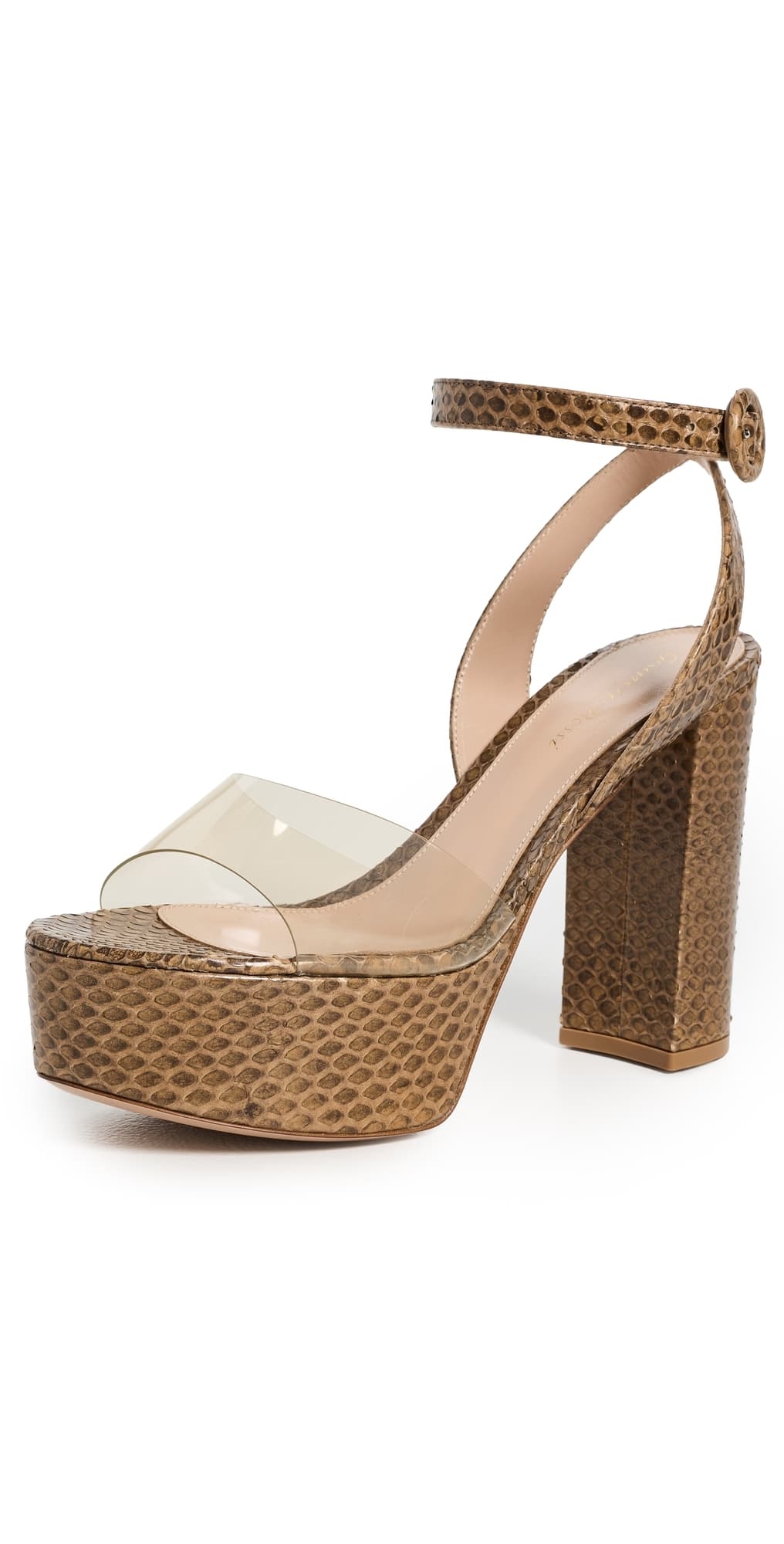 Gianvito Rossi Maya Sandals Mekong/Desert