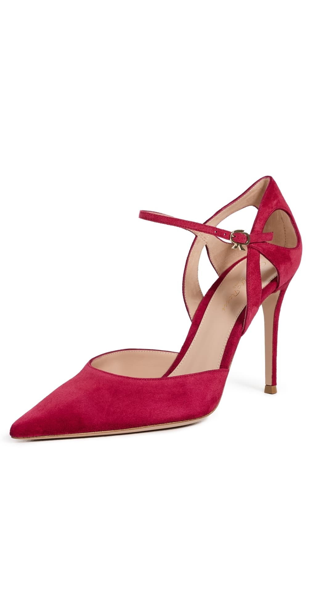 Gianvito Rossi Camoscio Heels Cosmo