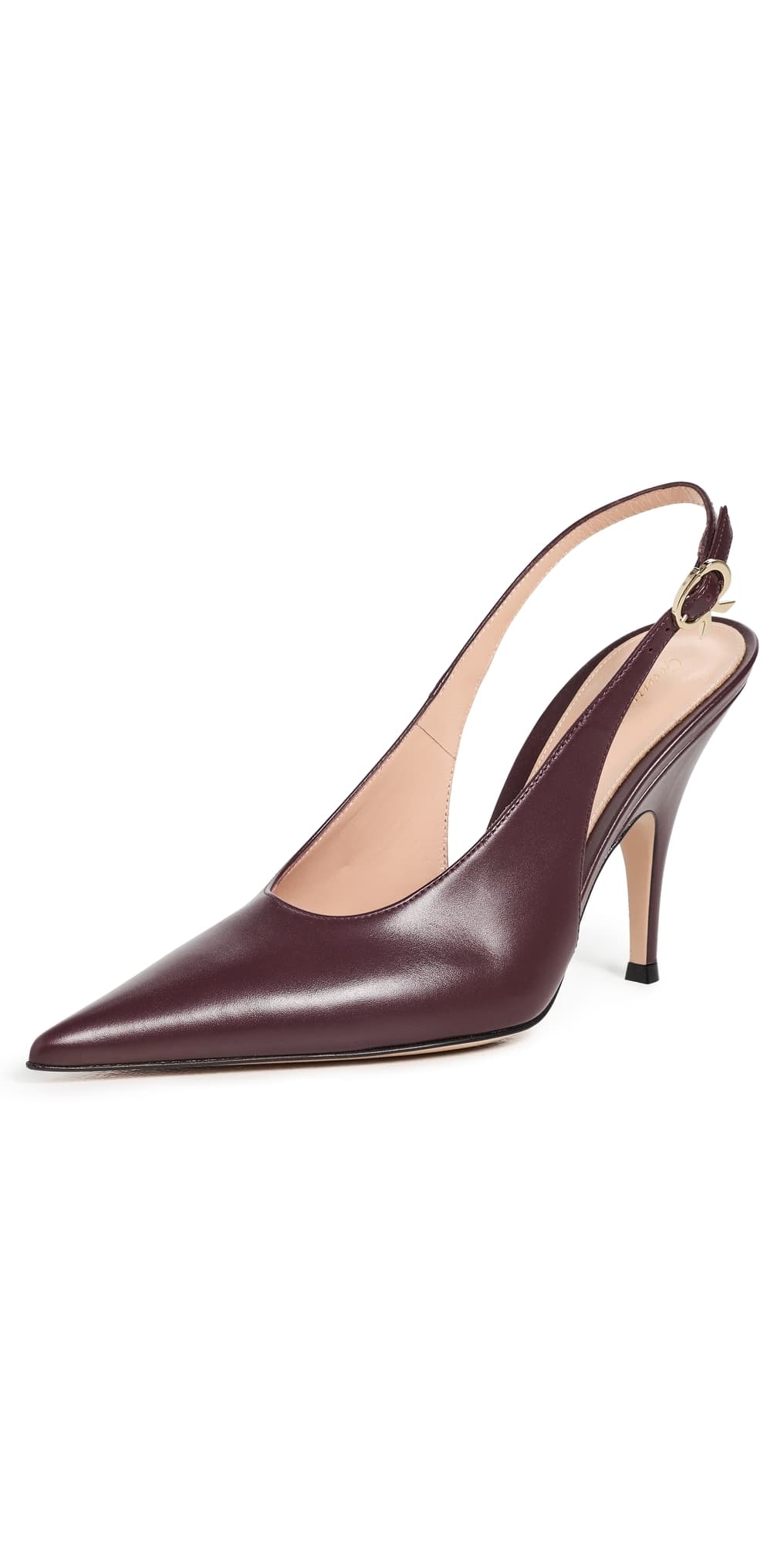 Gianvito Rossi Sofia Vitello Slingback Heels Royale