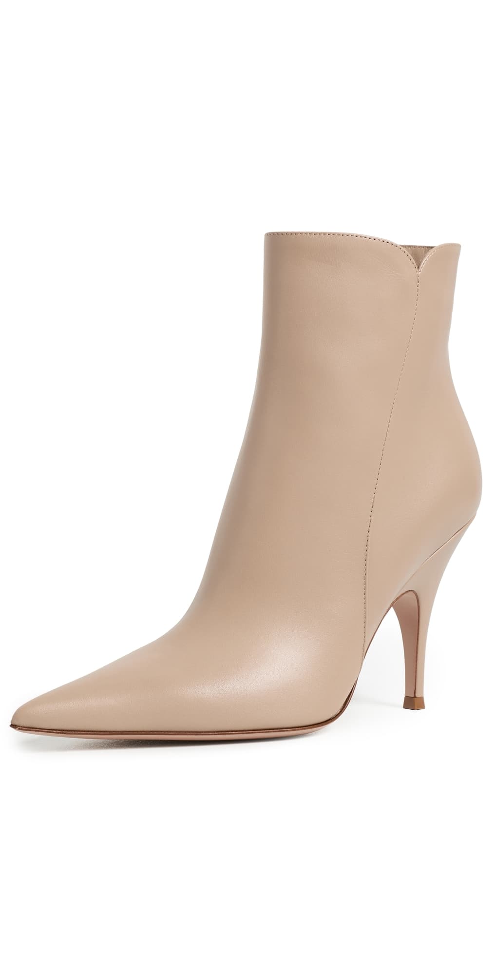 Gianvito Rossi Sofia Booties Sand
