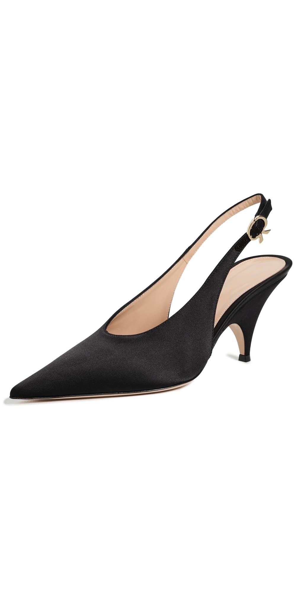 Gianvito Rossi Sofia Slingback Heels Black