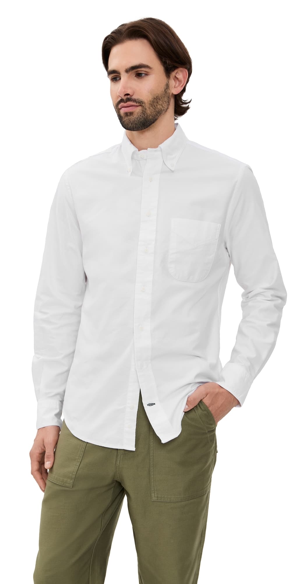 Gitman Vintage Classic Oxford Shirt White