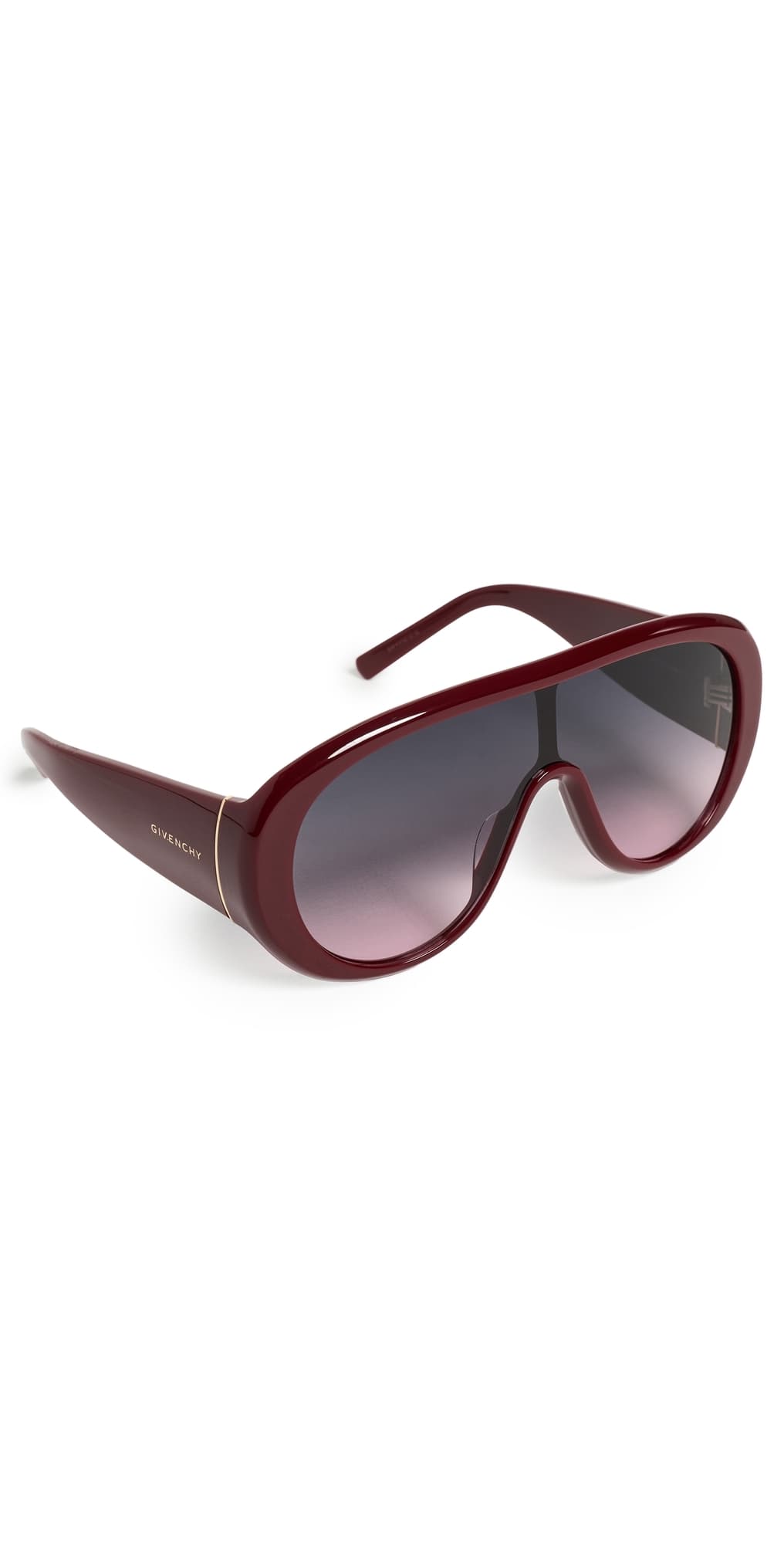 Givenchy Curve Mask Sunglasses Shiny Bordeaux/Gradient Bord · One Size
