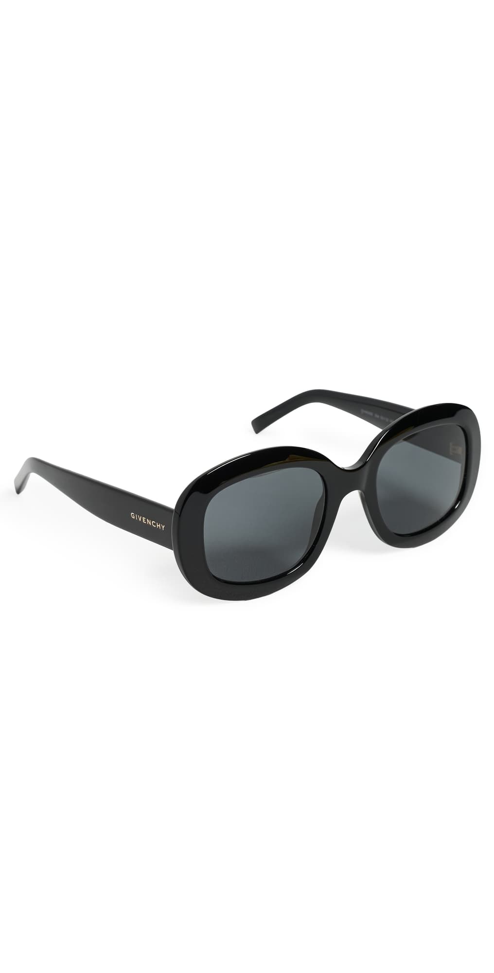 Givenchy City Geometric Sunglasses Shiny Black / Smoke · One Size