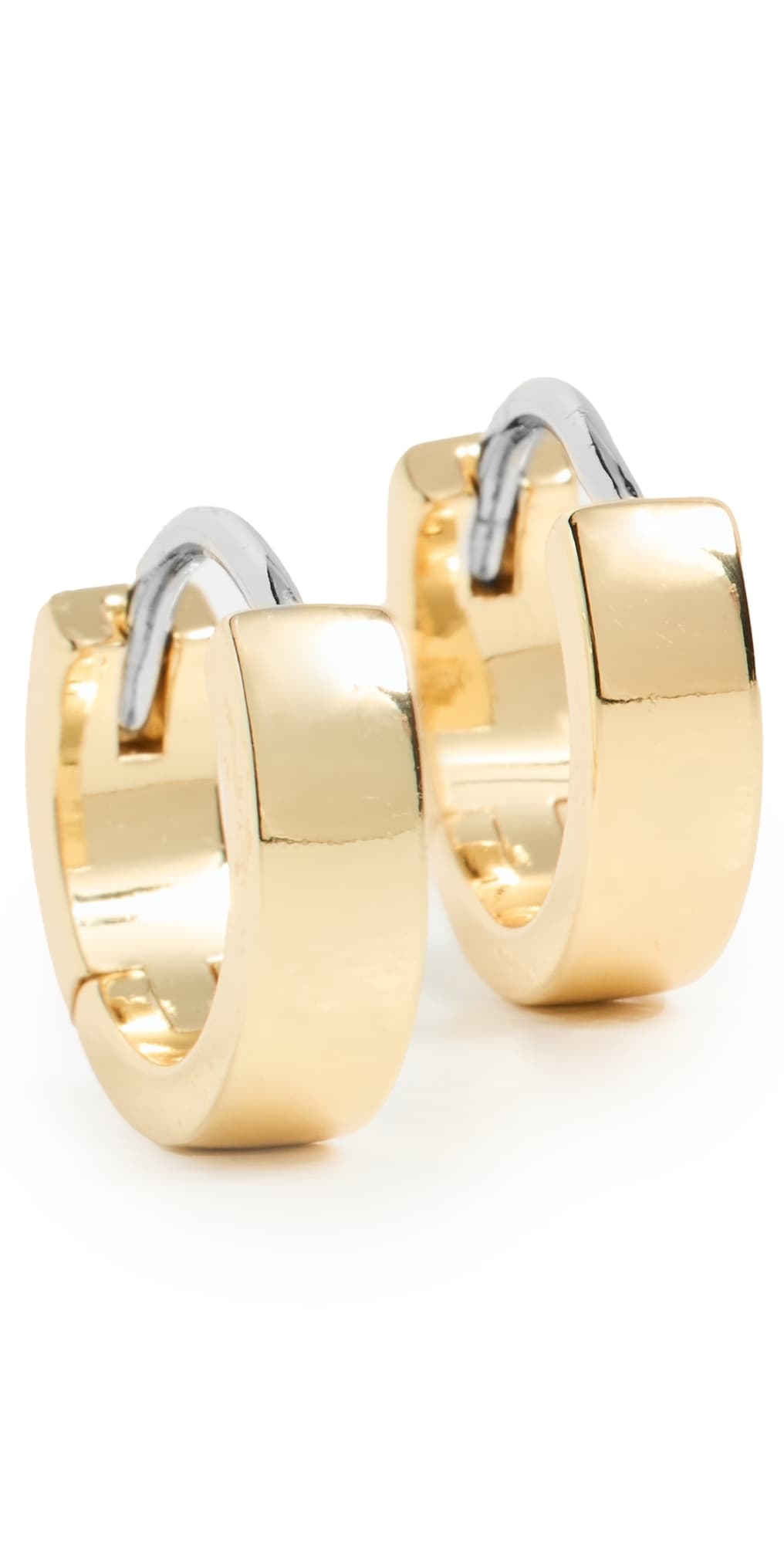 Gorjana Rose Huggie Hoop Earrings Gold · One Size