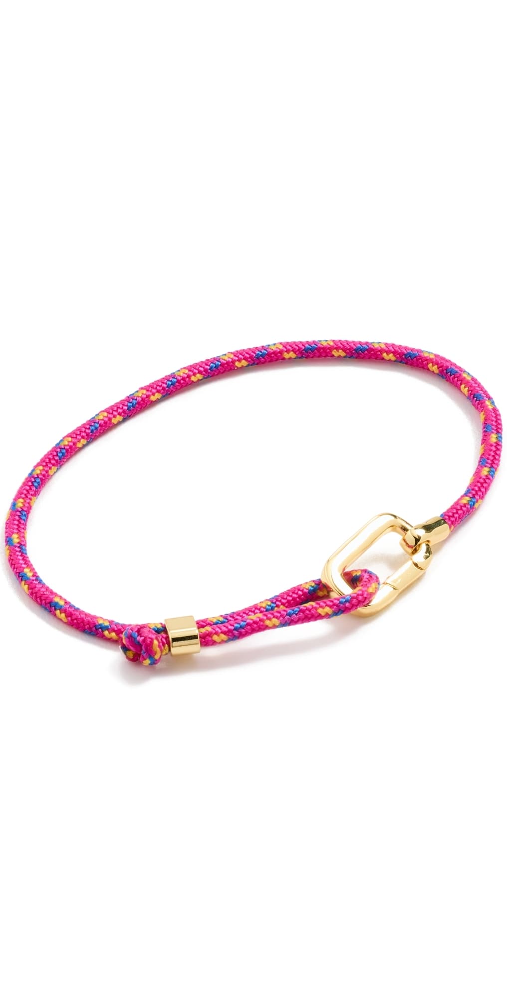 Gorjana Link Paracord Bracelet Pink