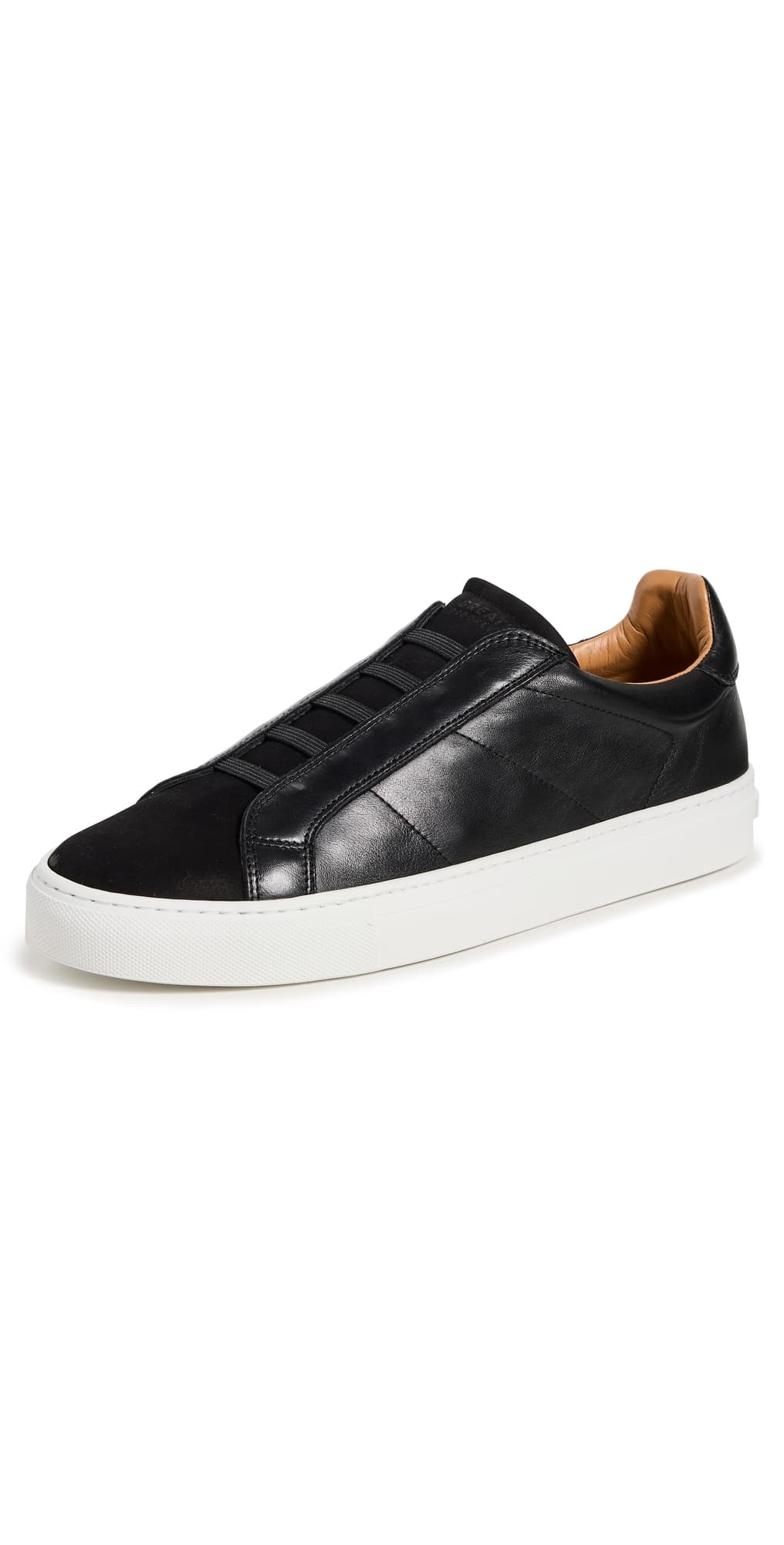 GREATS Royale 2.0 Leather Slip-on Sneakers Black