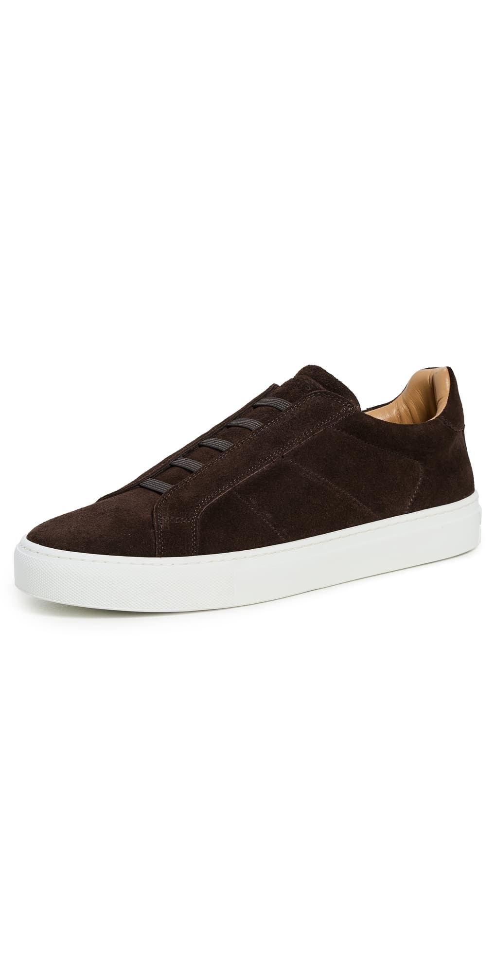 GREATS Royale 2.0 Suede Slip-On Sneakers Chocolate