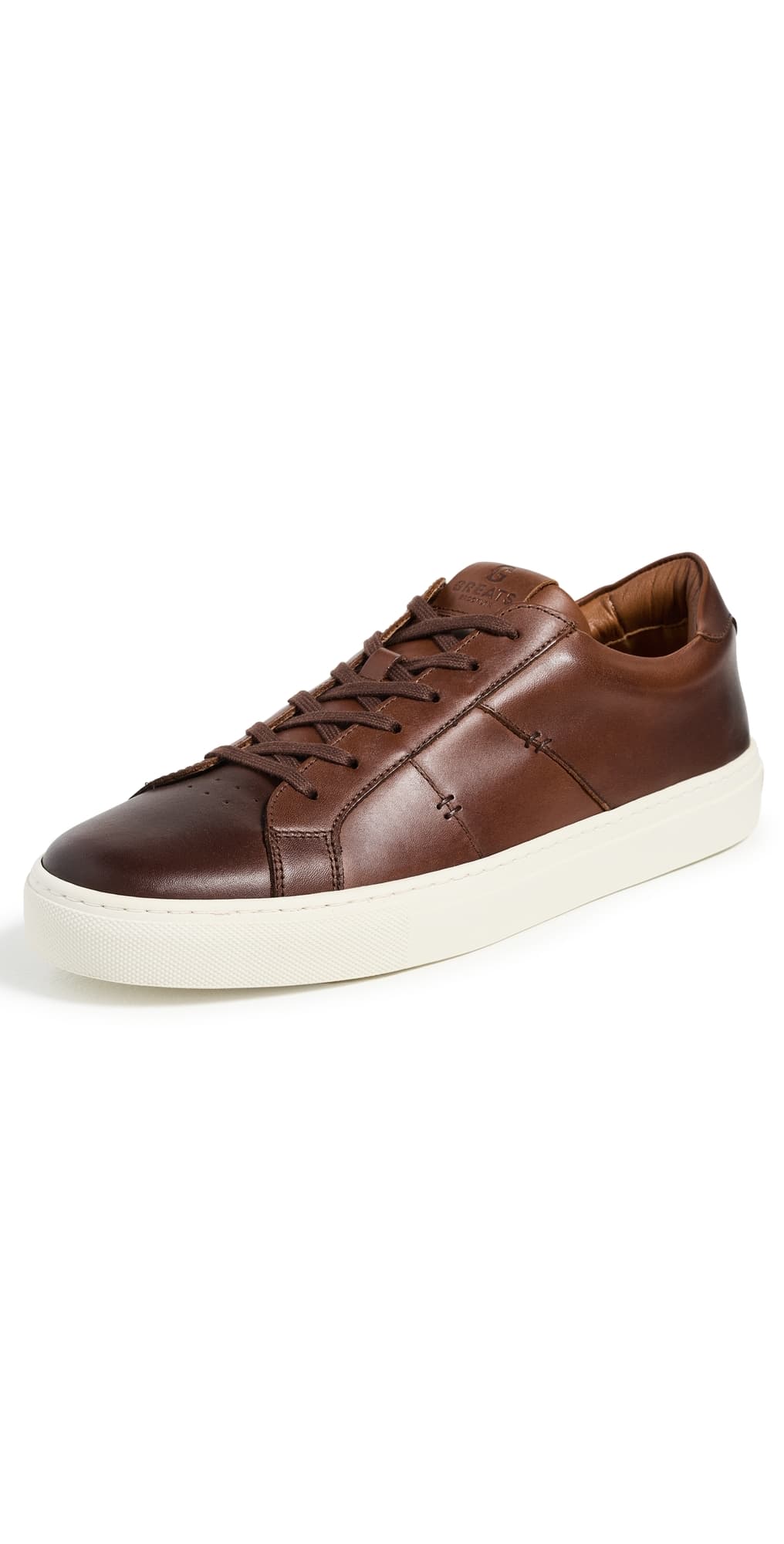 GREATS Royale 2.0 Leather Sneakers Burnished Cuoio