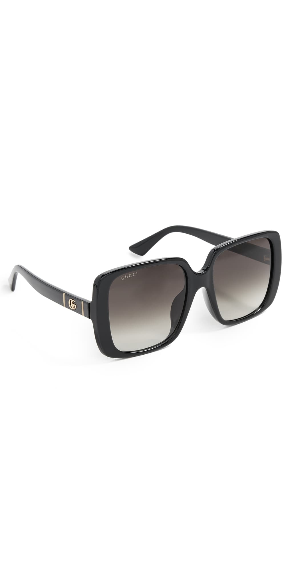 Gucci Square Sunglasses Black-Black-Grey · One Size