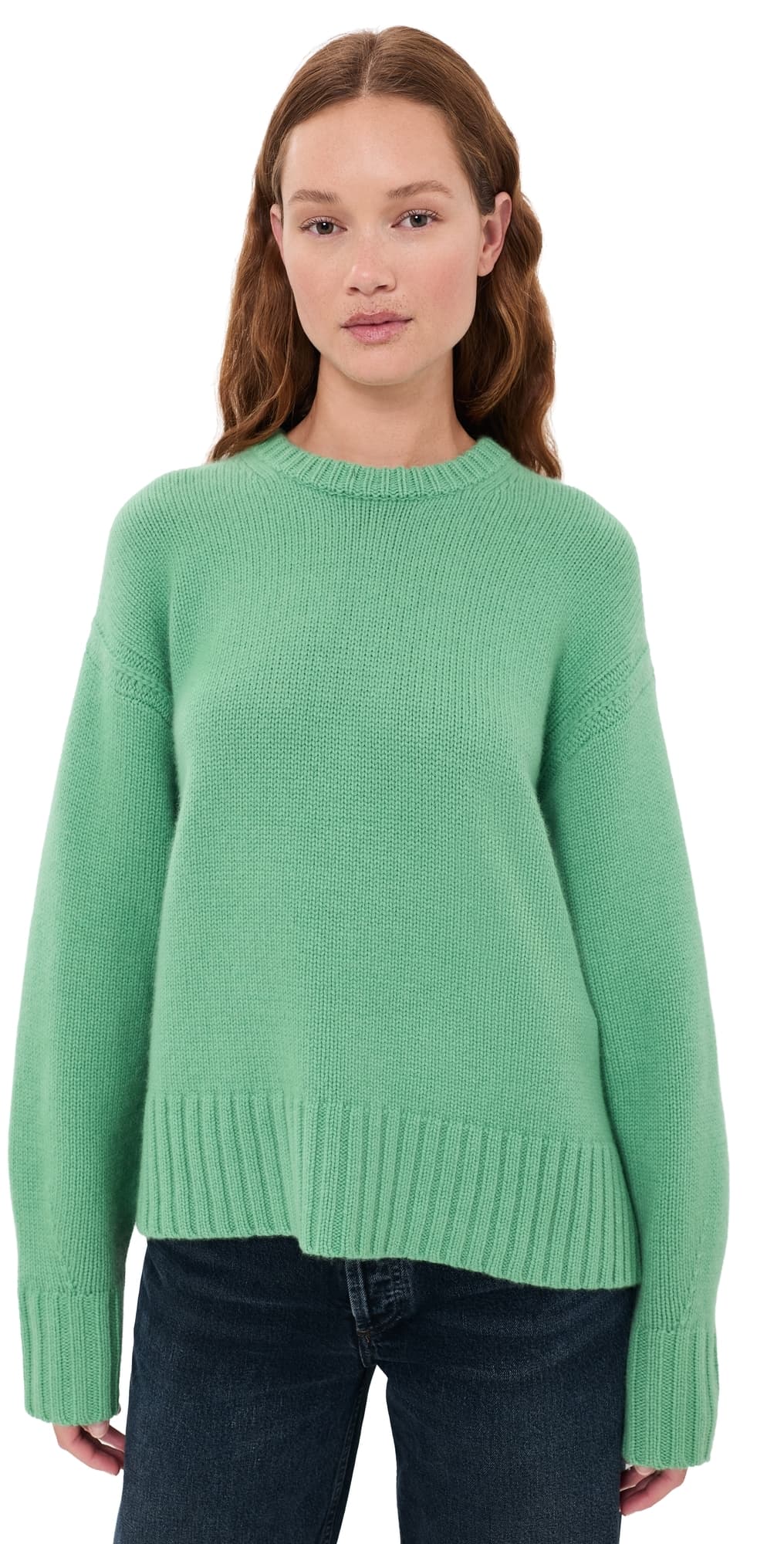 Guest in Residence Cozy Crew Cashmere Pullover Highland