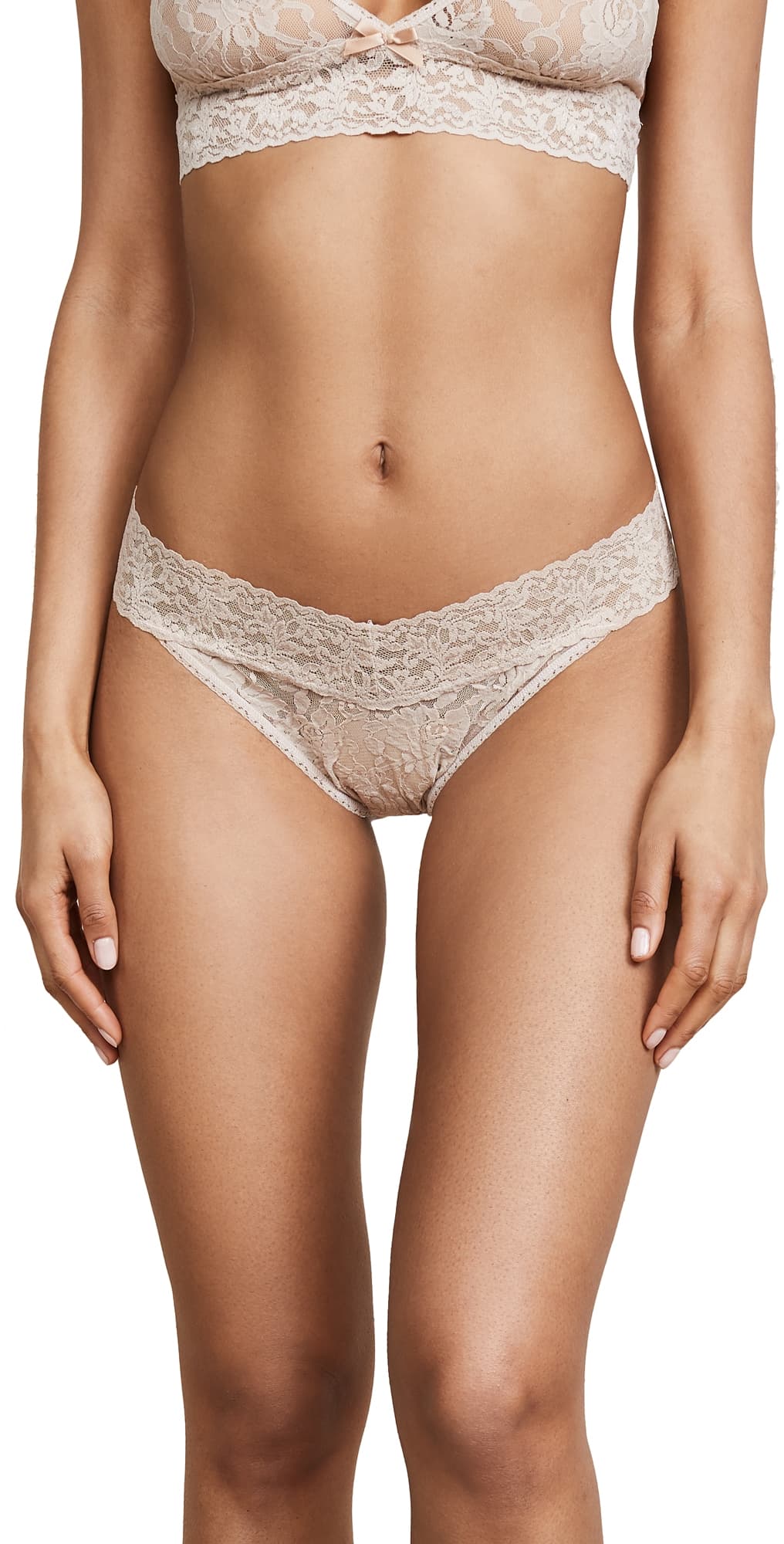 Hanky Panky Signature Lace Original Rise Thong Chai · One Size