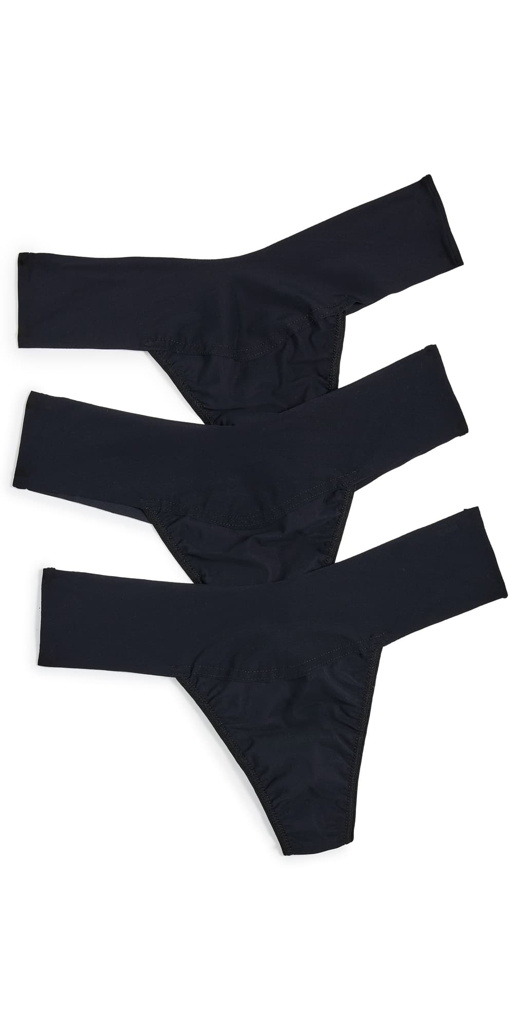 Hanky Panky Breathe Natural Rise 3 Pack Black