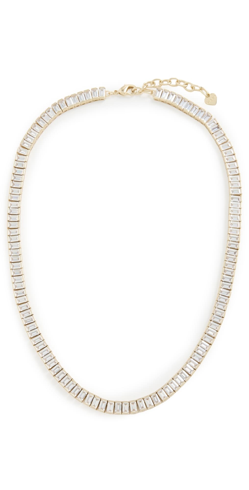 HART Baguette Tennis Necklace Gold