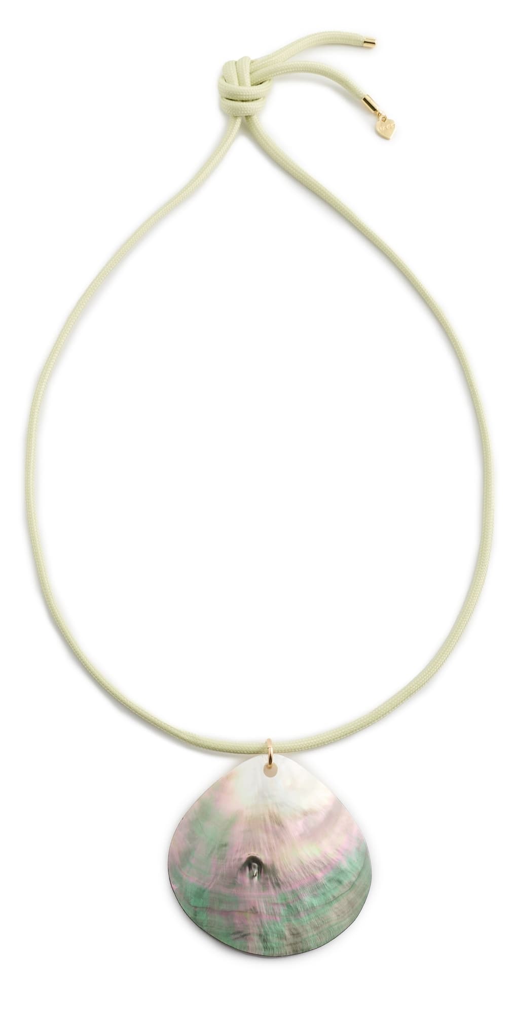 HART Mother of Pearl Cord Necklace Green/Pearl · One Size