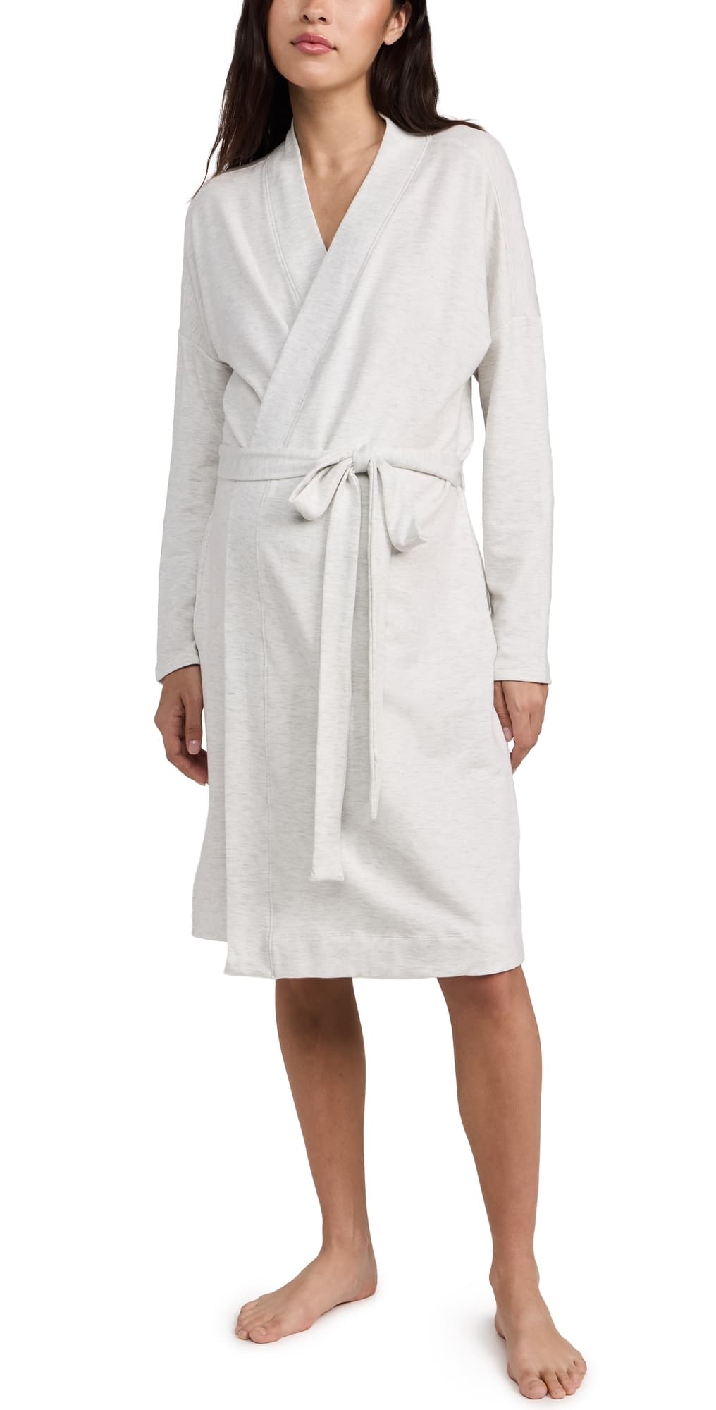 HATCH The Maternity Robe Oat Melange