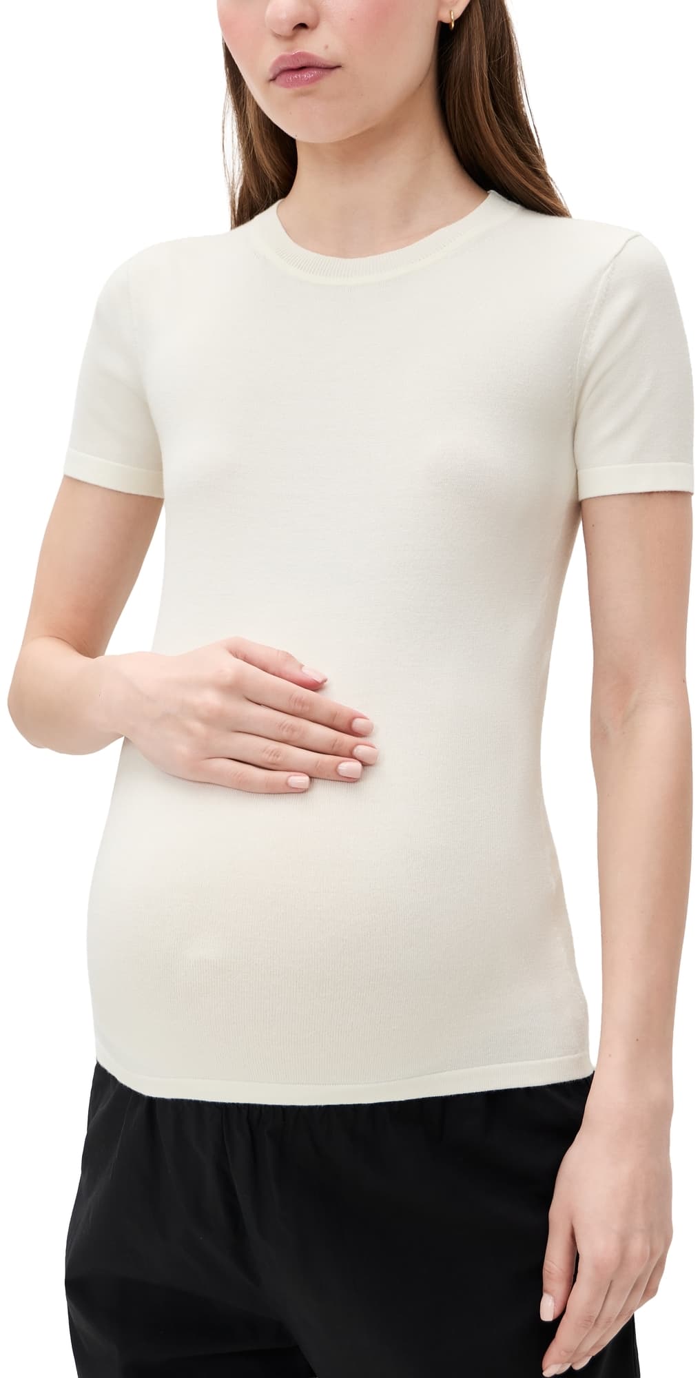 HATCH The Softsculpt Knit Tee Ivory
