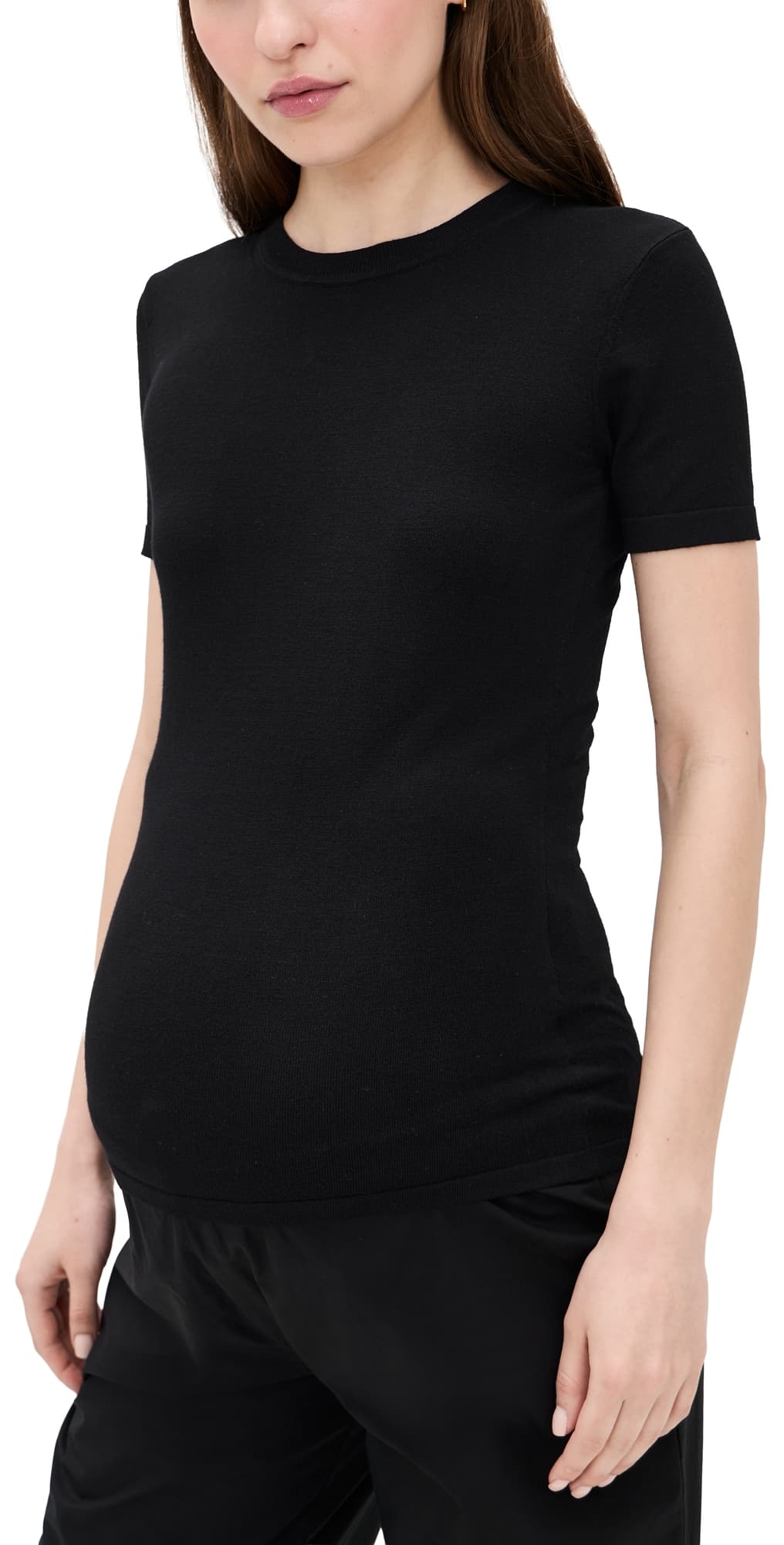 HATCH The Softsculpt Knit Tee Black