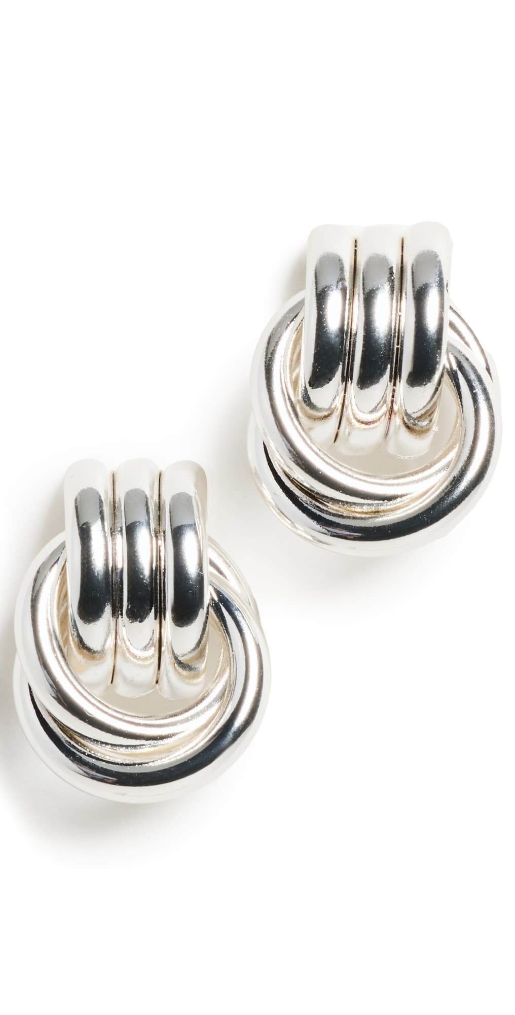 Heaven Mayhem Baby Knot Silver Earrings Silver · One Size