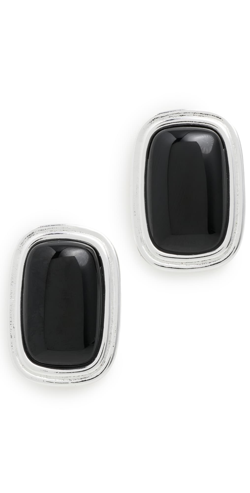 Heaven Mayhem Ribbon Earrings Silver
