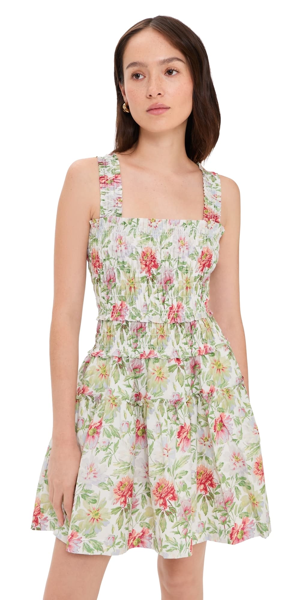 Hill House Home The Azalea Mini Nap Dress Peony Chintz