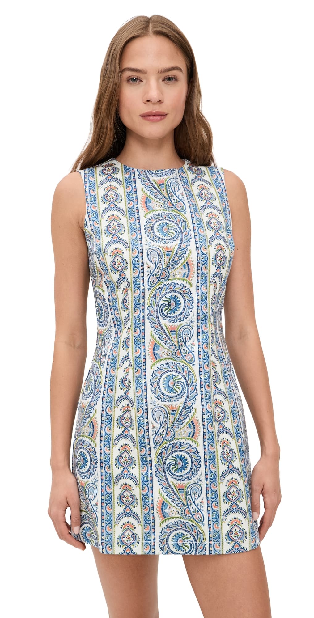 Hill House Home The Viola Dress Corsica Paisley Blue