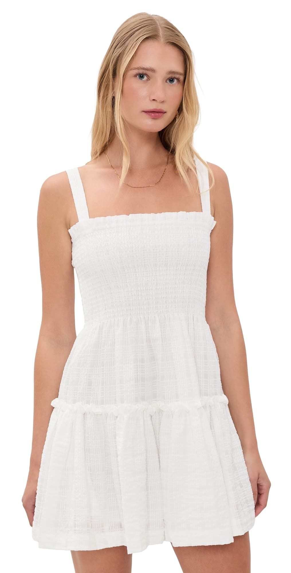 Hill House Home The Ribbon Seraphina Mini Dress White