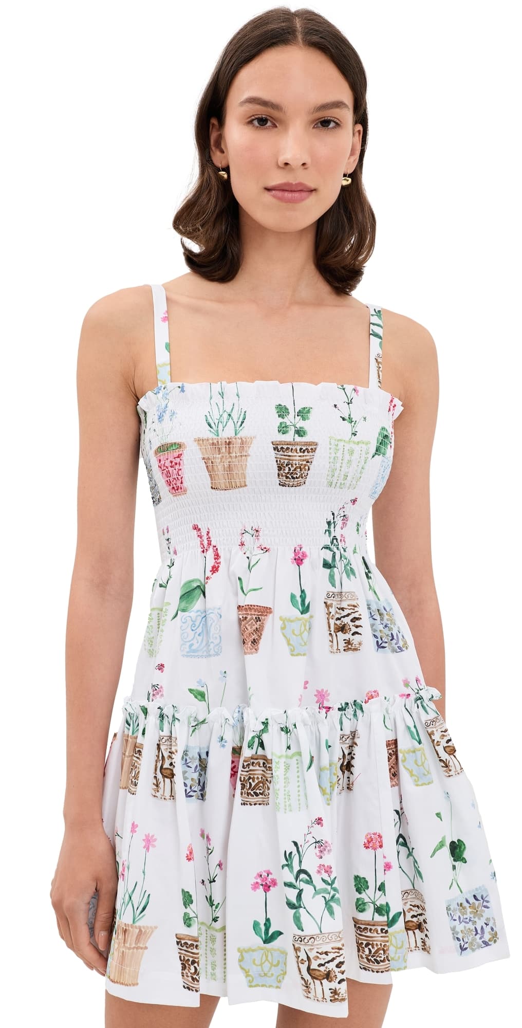Hill House Home The Seraphina Mini Nap Dress Flower Pots