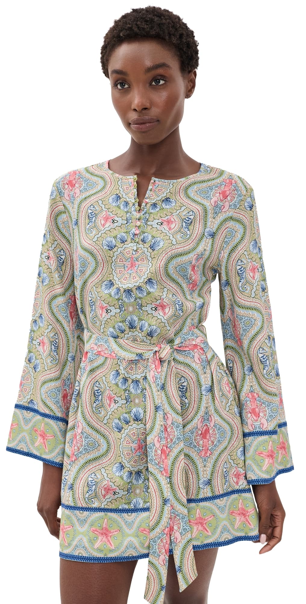 Hill House Home The Doris Mini Tunic Sea Creatures