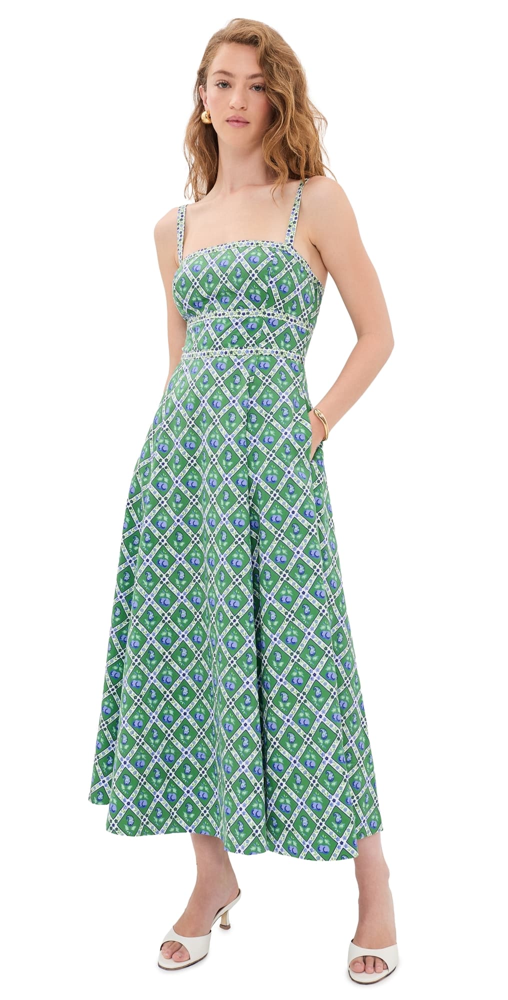 Hill House Home The Margot Dress Diamond Cherries