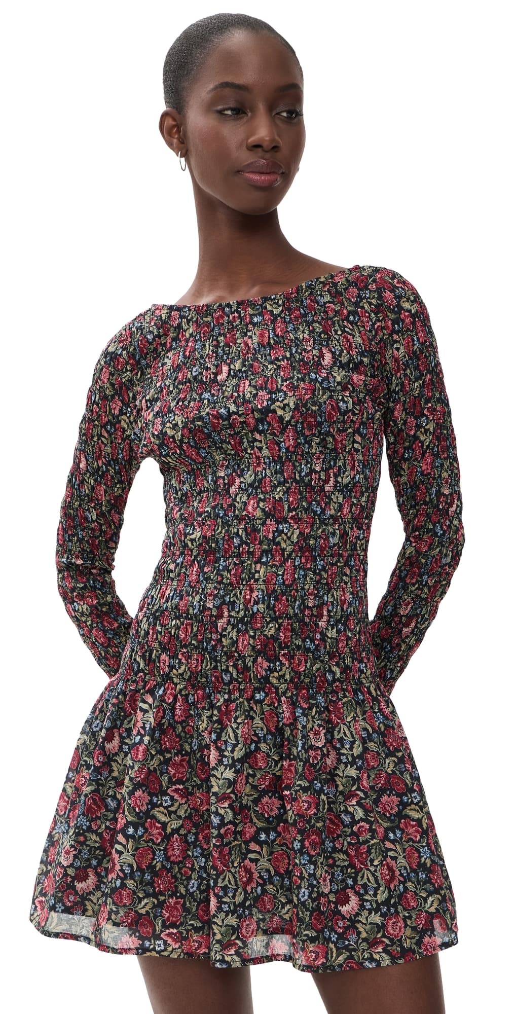 Hill House Home The Dalia Mini Nap Dress Chilton Floral Block/Multi