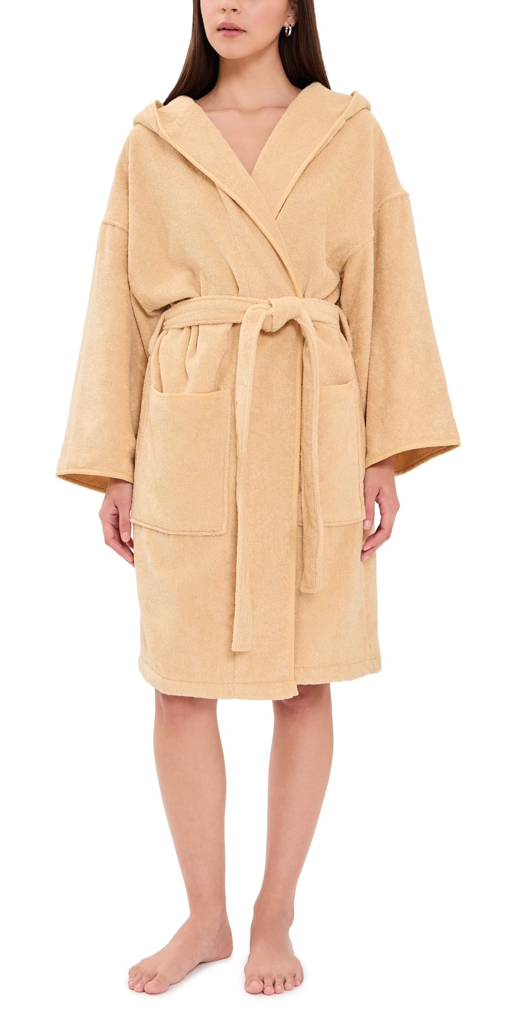 Hommey Terry Robe Sunflower