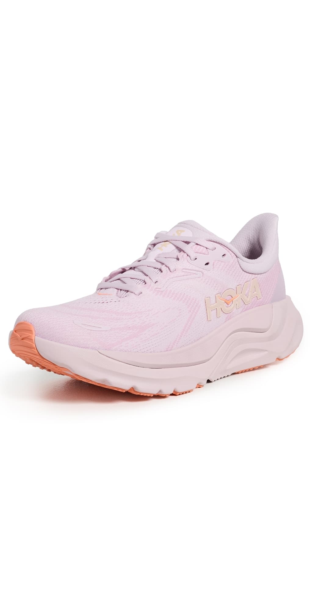 HOKA Arahi 8 Sneakers Lilac Cream/Neon Cantaloupe