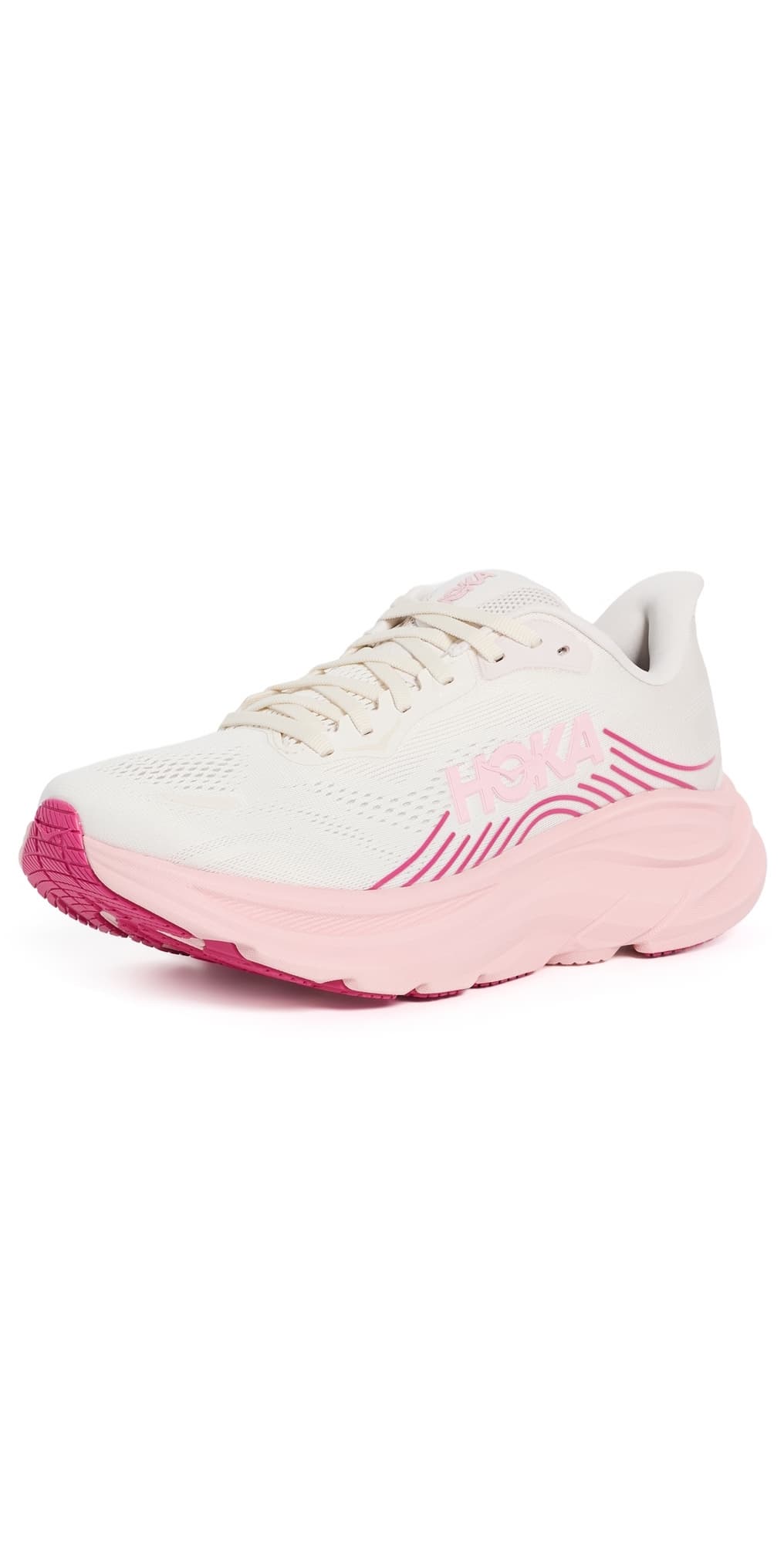 HOKA Clifton 11 Sneakers Rose Cream/Dewy Pink