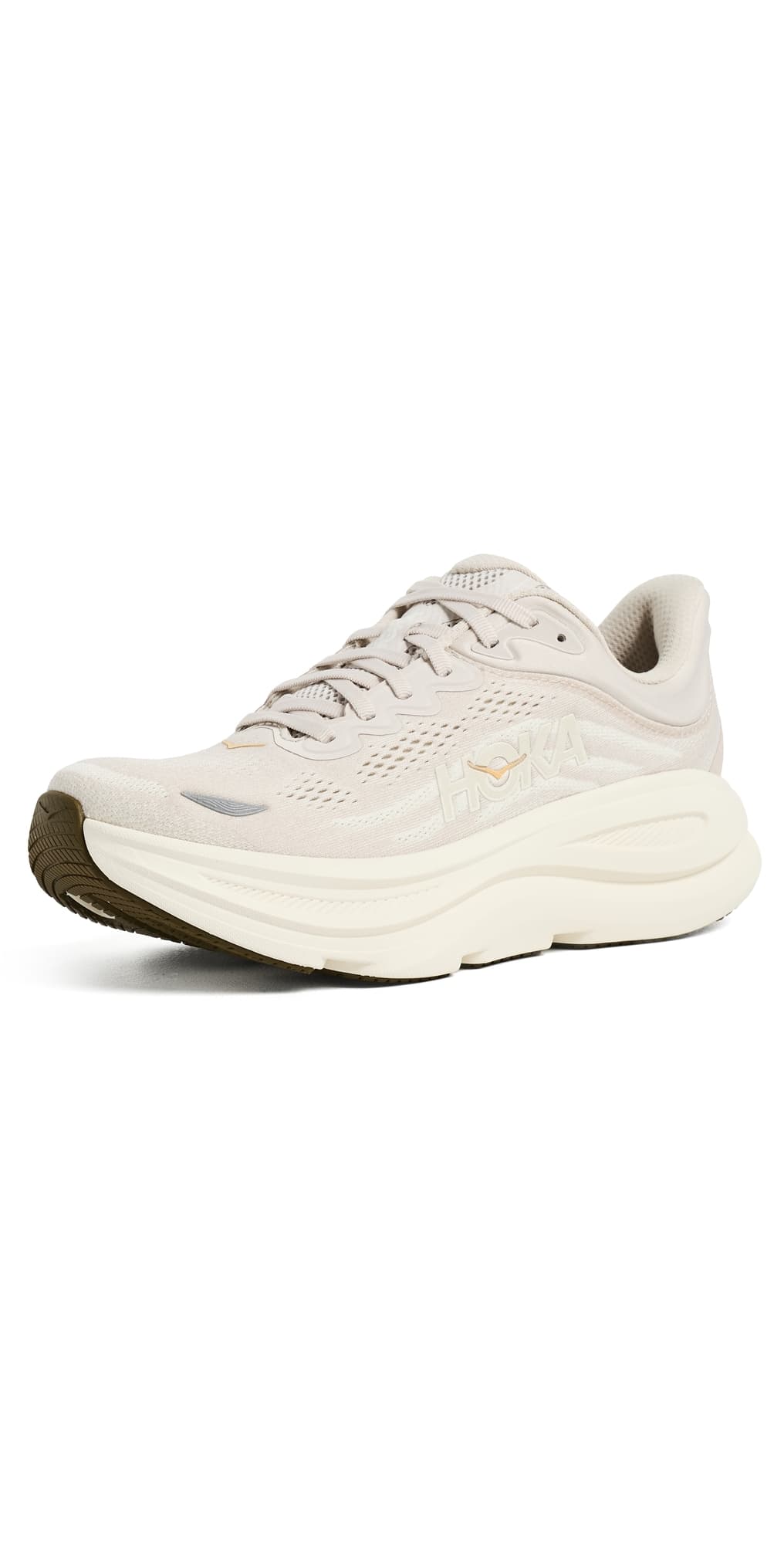 HOKA Bondi 9 Sneakers River Rock Grey/Alabaster