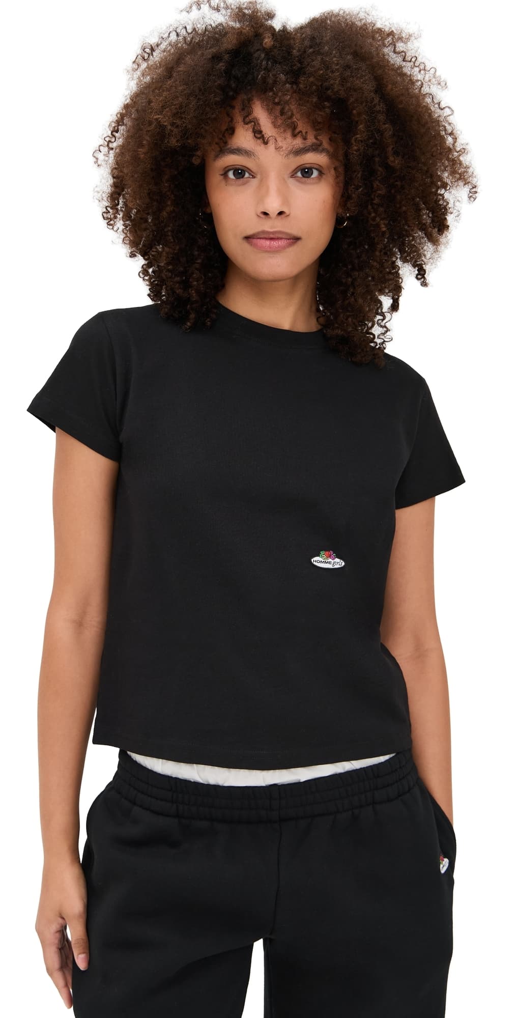 HOMMEGIRLS Homme Girls x Fruit of The Loom Classic Tee 2 Pack White/Black