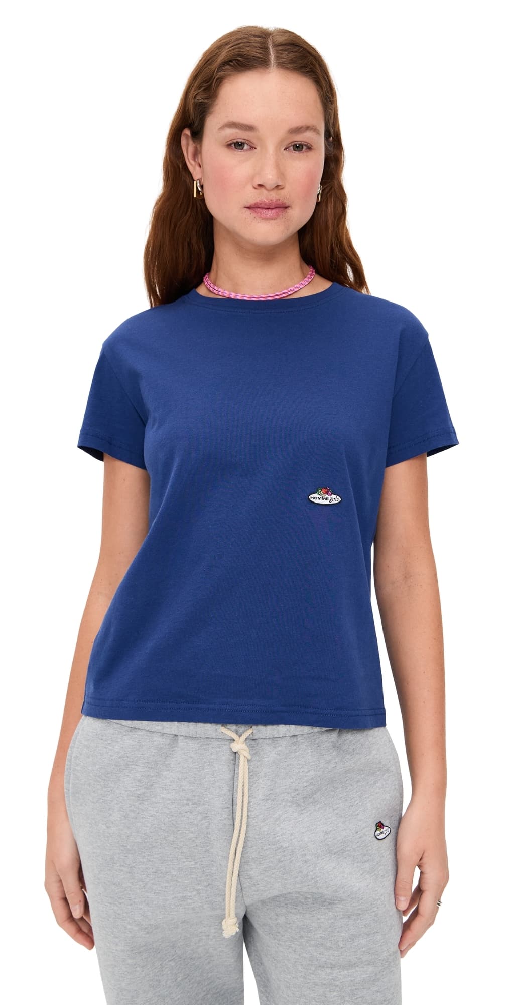 HOMMEGIRLS Homme Girls x Fruit of The Loom Classic Tee Navy
