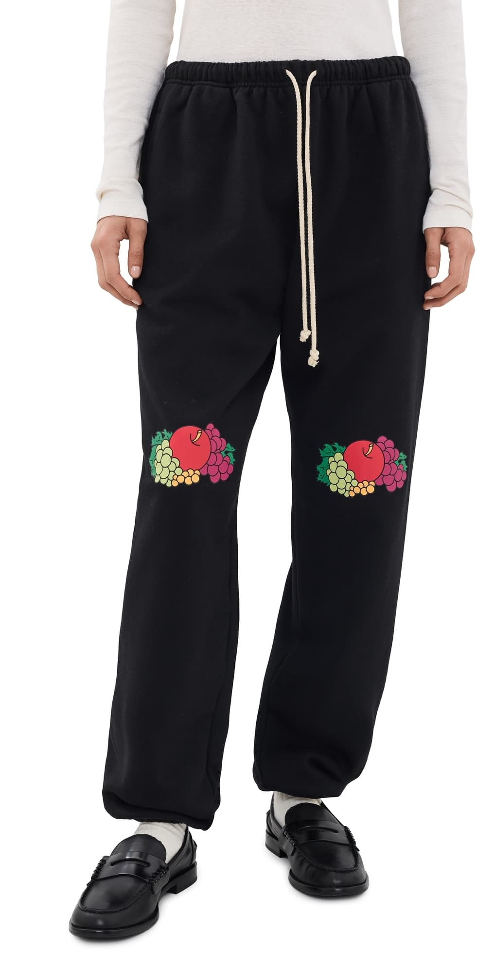 HOMMEGIRLS Homme Girls x Fruit Of The Loom Double Logo Sweatpants Black