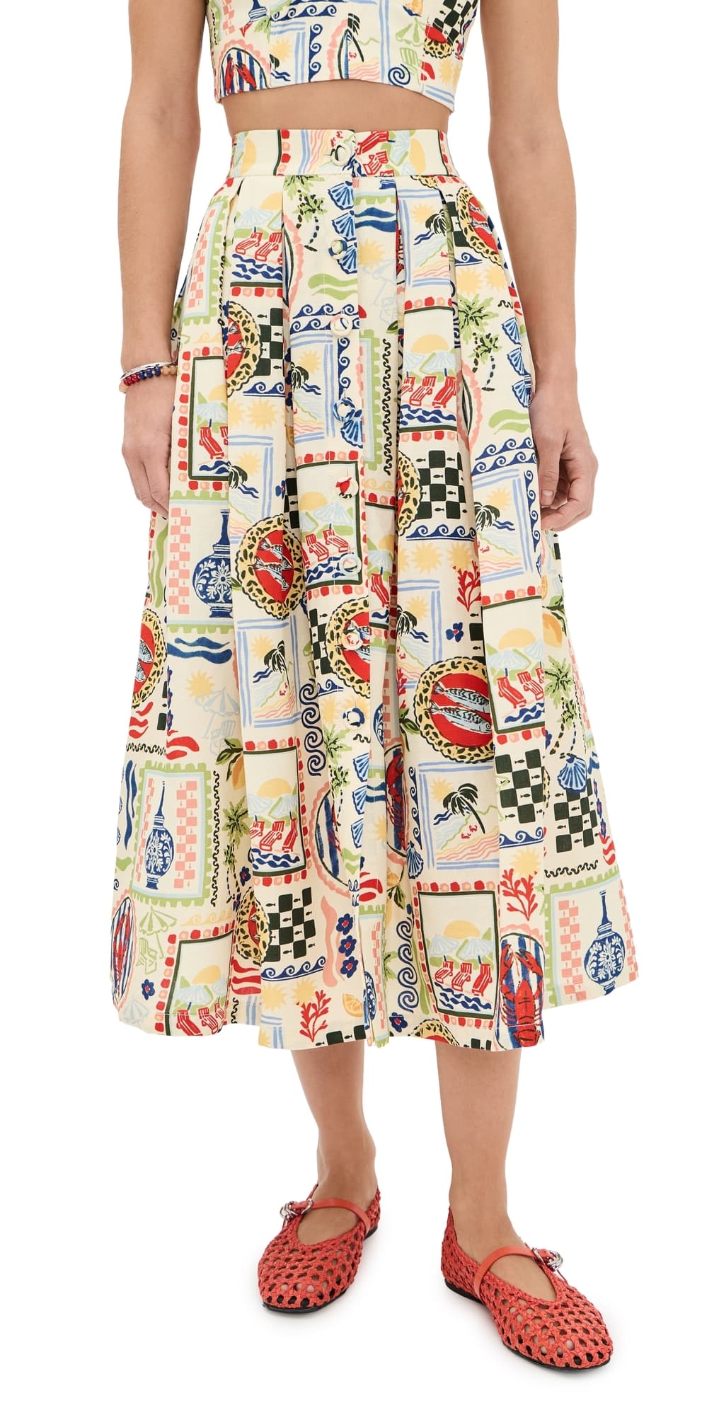 Hunter Bell Eva Skirt Coastal Conversation